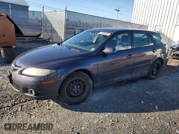 2007 Mazda 6 S Sport VE with VIN 1YVHP82D175M02775, listed as a Copart auction lot 47065925 with 203,500 mi miles and Clean Title. Bid and sale history available at carsss.com. Image 1.