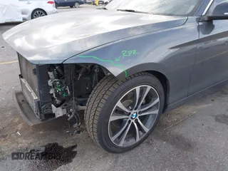 2015 BMW 2 Series 228i with VIN WBA1F5C59FV257447, listed as a IAAI auction lot 41706206 with 119,086 mi miles. Bid and sale history available at carsss.com. Image 19.