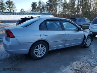 2003 Honda Civic EX with VIN 2HGES26783H552301, listed as a Copart auction lot 45025455 with 179,128 mi miles and Clean Title. Bid and sale history available at carsss.com. Image 3.