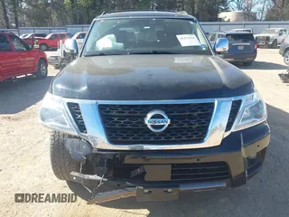 2019 Nissan Armada Platinum with VIN JN8AY2NF1K9350665, listed as a IAAI auction lot 41371514 with 111,133 mi miles. Bid and sale history available at carsss.com. Image 12.