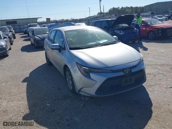 2021 Toyota Corolla LE with VIN 5YFEPMAEXMP158215, listed as a IAAI auction lot 41709965 with 51,693 mi miles. Bid and sale history available at carsss.com. Image 1.