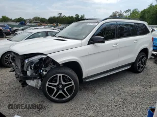 2017 Mercedes-Benz GLS 550 with VIN 4JGDF7DE0HA935289, listed as a Copart auction lot 49321194 with 61,205 mi miles and . Bid and sale history available at DreamBid. Image 1.