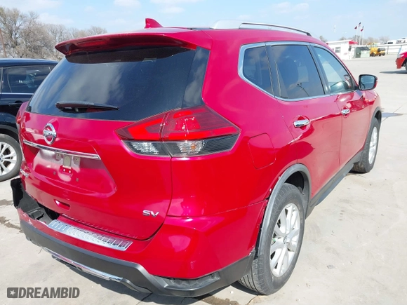 2017 Nissan Rogue SL with VIN JN8AT2MT5HW405814, listed as a IAAI auction lot 41512457 with 71,161 mi miles. Bid and sale history available at carsss.com. Image 4.