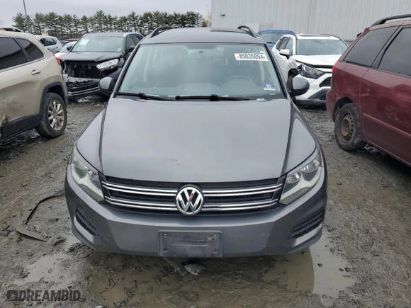 2015 Volkswagen Tiguan R-Line with VIN WVGBV7AX6FW581732, listed as a Copart auction lot 85035094 with 131,128 mi miles and Salvage Title. Bid and sale history available at carsss.com. Image 5.