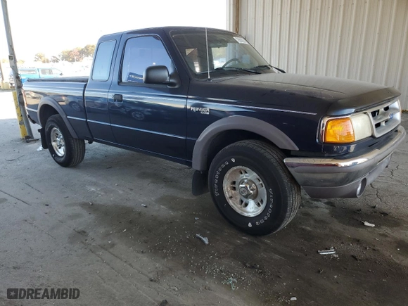 1997 Ford Ranger XLT with VIN 1FTDR15X7VTA55151, listed as a Copart auction lot 76562624 with 155,749 mi miles and Salvage Title. Bid and sale history available at carsss.com. Image 4.