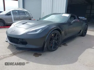 2017 Chevrolet Corvette Grand Sport 2LT with VIN 1G1YY2D70H5105112, listed as a IAAI auction lot 41610621 with 60,283 mi miles. Bid and sale history available at carsss.com. Image 18.