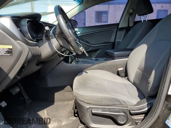 2015 Kia Optima with VIN KNAGM4AD3F5079555, listed as a Copart auction lot 59609645 with 180,534 mi miles and Clean title. Bid and sale history available at DreamBid. Image 7.