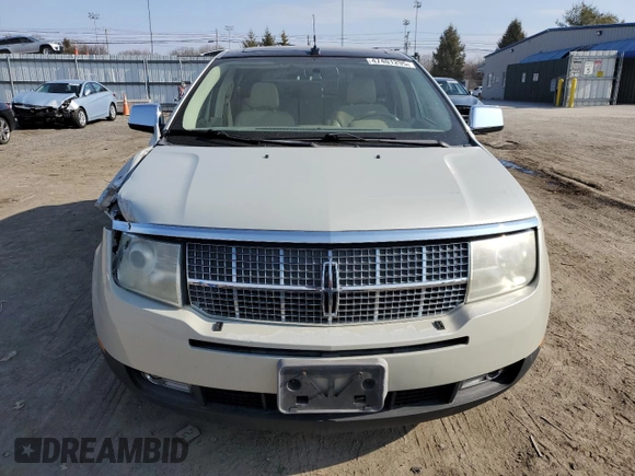2007 Lincoln MKX with VIN 2LMDU68C47BJ09089, listed as a Copart auction lot 47401295 with 127,680 mi miles and Salvage Title. Bid and sale history available at carsss.com. Image 5.