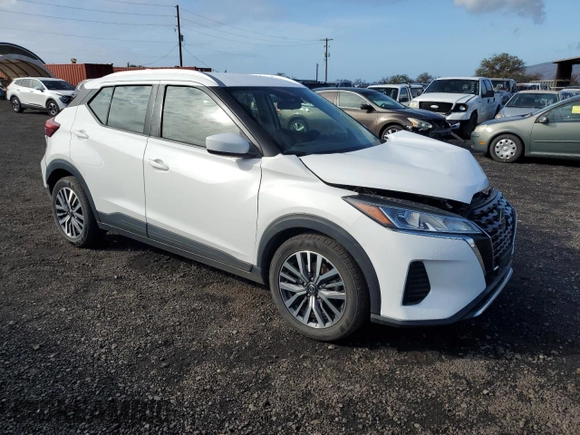 2021 Nissan Kicks SV with VIN 3N1CP5CV3ML537468, listed as a Copart auction lot 42263025 with 44,206 mi miles and Non Repairable. Bid and sale history available at DreamBid. Image 4.