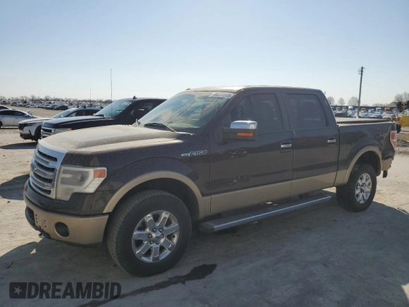 2013 Ford F-150 XL with VIN 1FTFW1EF4DKF57063, listed as a Copart auction lot 48225585 with 272,515 mi miles and Salvage Title. Bid and sale history available at carsss.com. Image 1.