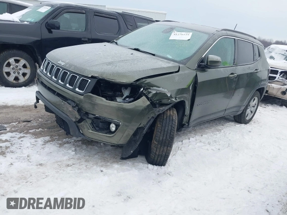 2018 Jeep Compass Altitude with VIN 3C4NJDBB1JT479462, listed as a IAAI auction lot 41276119 with 58,895 mi miles and . Bid and sale history available at carsss.com. Image 17.