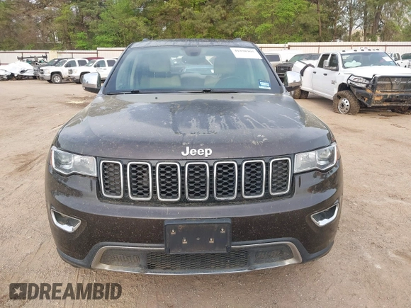 2017 Jeep Grand Cherokee Limited z VIN 1C4RJEBG2HC614604, wystawiony jako IAAI lot #41898905 z przebiegiem 140 049 mil mil oraz . Historia ofert i sprzedaży dostępna na DreamBid. Obrazek 12.