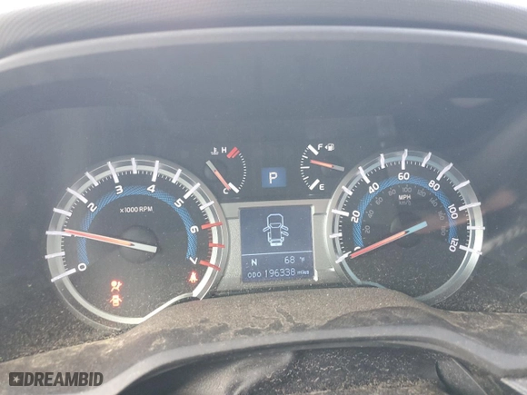 2016 Toyota 4Runner Limited with VIN JTEBU5JR7G5296487, listed as a Copart auction lot 49925725 with 196,338 mi miles and Non Repairable. Bid and sale history available at carsss.com. Image 9.