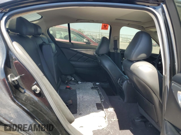 2017 Infiniti Q50 Premium with VIN JN1EV7APXHM741985, listed as a Copart auction lot 61500525 with Not provided miles and Salvage title. Bid and sale history available at DreamBid. Image 10.