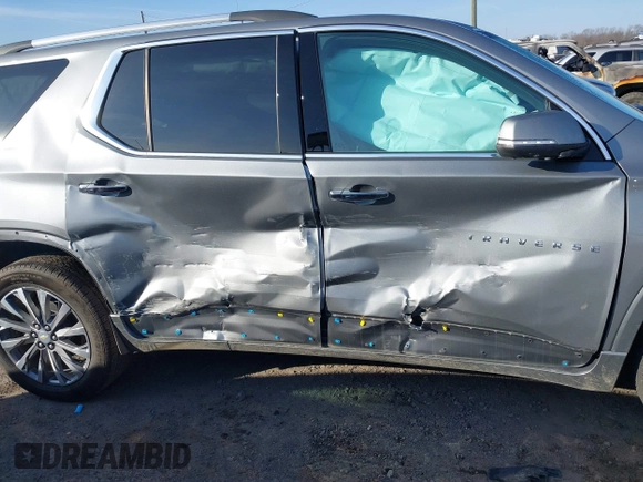 2023 Chevrolet Traverse Premier with VIN 1GNERKKW7PJ320551, listed as a IAAI auction lot 41186853 with 12,432 mi miles and . Bid and sale history available at DreamBid. Image 6.