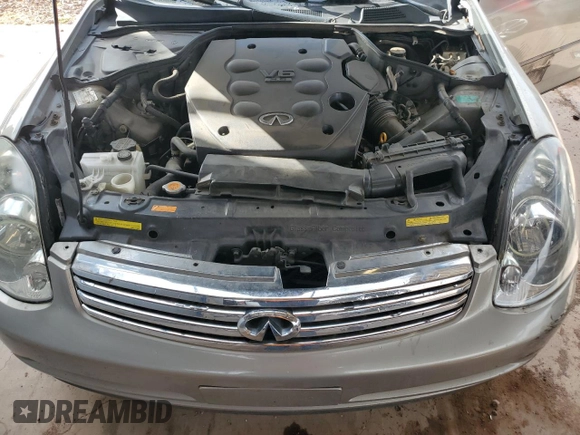 2004 Infiniti G35 w/Leather with VIN JNKCV51E54M109962, listed as a Copart auction lot 48748955 with 122,180 mi miles and Salvage Title. Bid and sale history available at DreamBid. Image 11.