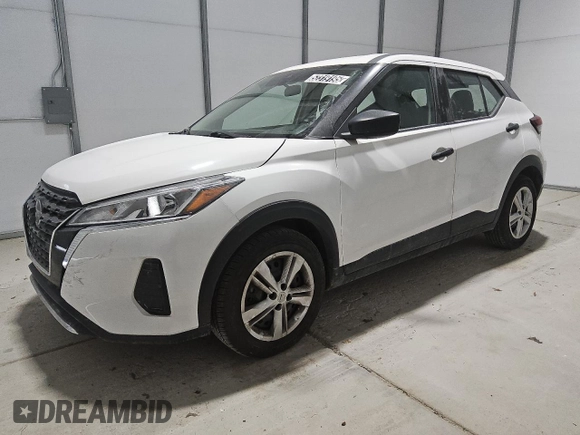 2021 Nissan Kicks S with VIN 3N1CP5BV5ML504764, listed as a Copart auction lot 52319195 with 145,404 mi miles and Clean Title. Bid and sale history available at carsss.com. Image 1.