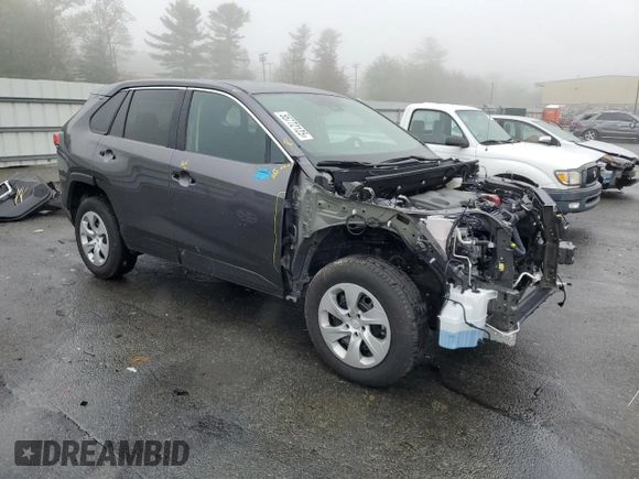 2024 Toyota RAV4 LE with VIN 2T3F1RFV3RC474128, listed as a Copart auction lot 55772125 with 7,722 mi miles and Salvage title. Bid and sale history available at DreamBid. Image 4.