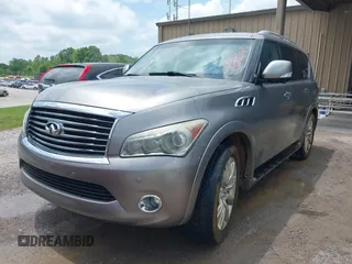 2013 Infiniti QX56 with VIN JN8AZ2NE4D9060623, listed as a IAAI auction lot 42231609 with 229,360 mi miles and . Bid and sale history available at DreamBid. Image 2.