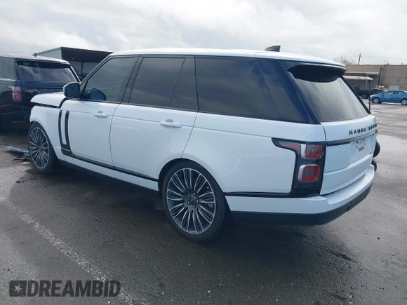 2022 Land Rover Range Rover Westminster z VIN SALGS2RU0NA464488, wystawiony jako IAAI lot #41808857 z przebiegiem 46 031 mil mil oraz . Historia ofert i sprzedaży dostępna na DreamBid. Obrazek 3.