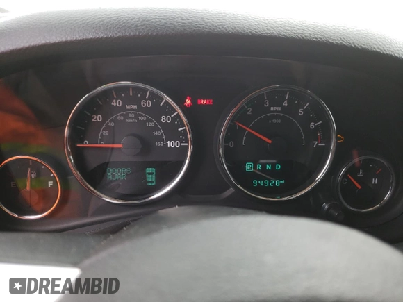 2015 Jeep Wrangler Unlimited Wrangler X with VIN 1C4BJWEG6FL614671, listed as a Copart auction lot 62286095 with 94,928 mi miles and Salvage title. Bid and sale history available at DreamBid. Image 9.