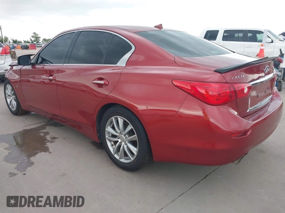 2014 Infiniti Q50 Premium z VIN JN1BV7AP8EM673359, wystawiony jako IAAI lot #42300427 z przebiegiem 118 779 mil mil oraz . Historia ofert i sprzedaży dostępna na DreamBid. Obrazek 3.