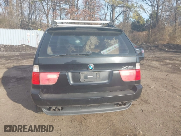 2003 BMW X5 4.4i with VIN 5UXFB33543LH43200, listed as a IAAI auction lot 41652303 with 169,250 mi miles. Bid and sale history available at carsss.com. Image 16.