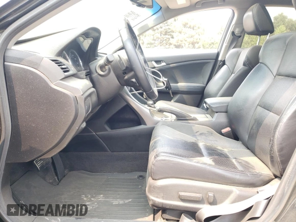 2012 Acura TSX Technology with VIN JH4CU2F67CC027562, listed as a Copart auction lot 59271365 with 176,171 mi miles and Salvage title. Bid and sale history available at DreamBid. Image 7.