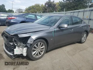 2018 Infiniti Q50 3.0t LUXE with VIN JN1EV7AR3JM440451, listed as a Copart auction lot 70054044 with 112,855 mi miles and Salvage Title. Bid and sale history available at carsss.com. Image 1.