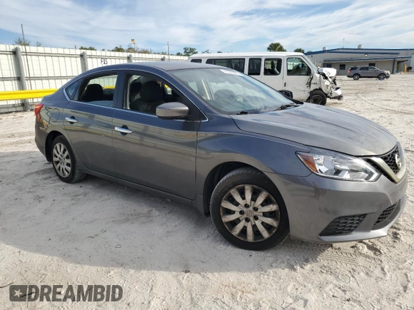 2019 Nissan Sentra S with VIN 3N1AB7AP5KY393363, listed as a Copart auction lot 47023095 with 135,244 mi miles and Non Repairable. Bid and sale history available at DreamBid. Image 4.