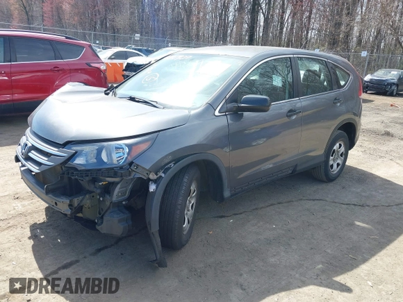 2014 Honda CR-V LX with VIN 2HKRM4H32EH617749, listed as a IAAI auction lot 41837927 with 113,547 mi miles. Bid and sale history available at carsss.com. Image 2.