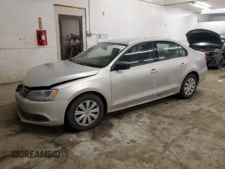 2011 Volkswagen Jetta Sedan S with VIN 3VW1K7AJ8BM089697, listed as a Copart auction lot 45370775 with 138,290 mi miles and Salvage Title. Bid and sale history available at carsss.com. Image 1.