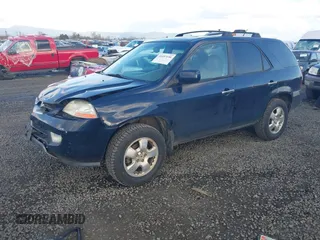 2003 Acura MDX with VIN 2HNYD18293H543120, listed as a IAAI auction lot 41697196 with 150,047 mi miles. Bid and sale history available at carsss.com. Image 2.
