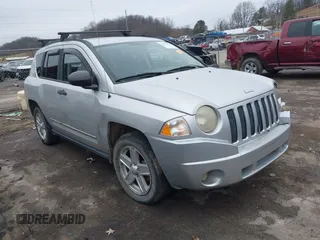 2008 Jeep Compass Sport with VIN 1J8FT47078D755562, listed as a IAAI auction lot 41493097 with 120,502 mi miles. Bid and sale history available at carsss.com. Image 1.