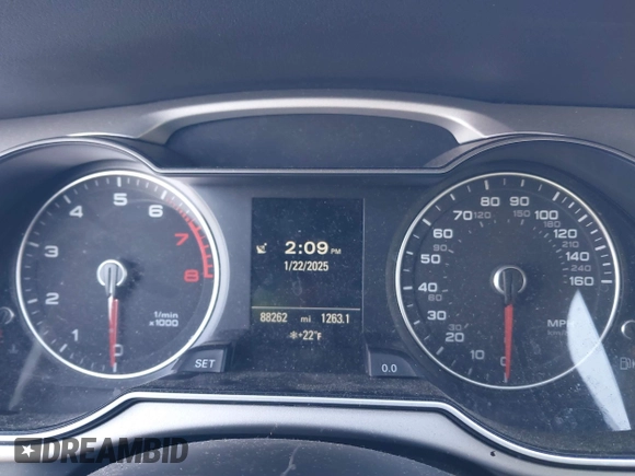 2016 Audi A4 Premium Plus with VIN WAUFFAFL6GN001664, listed as a IAAI auction lot 41402527 with 88,262 mi miles. Bid and sale history available at carsss.com. Image 7.