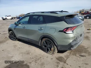 2025 Kia Sportage Plug-In Hybrid X-Line Prestige with VIN KNDPZDDH8S7175781, listed as a Copart auction lot 48715955 with 5,069 mi miles and Salvage Title. Bid and sale history available at carsss.com. Image 2.
