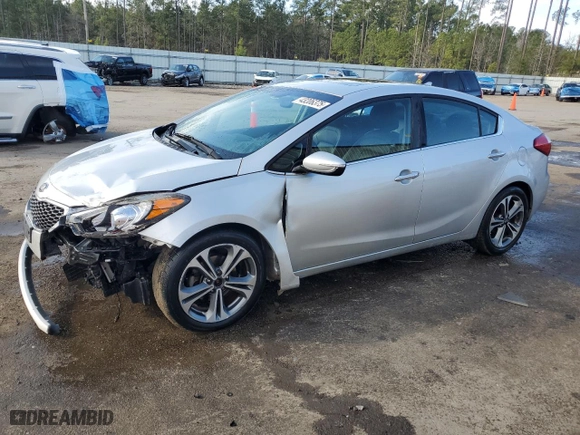 2016 Kia Forte EX with VIN KNAFZ4A83G5550895, listed as a Copart auction lot 43206375 with 137,857 mi miles and Salvage Title. Bid and sale history available at carsss.com. Image 1.