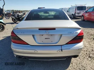 2005 Mercedes-Benz SL 55 AMG with VIN WDBSK74F15F089669, listed as a Copart auction lot 42180675 with Not provided miles and Salvage title. Bid and sale history available at DreamBid. Image 6.