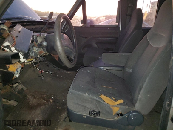 1993 Ford F-150 with VIN 1FTEX15NXPKA17401, listed as a Copart auction lot 80912024 with 0 mi miles and Salvage Title. Bid and sale history available at carsss.com. Image 7.