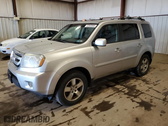 2011 Honda Pilot EX with VIN 5FNYF4H41BB082857, listed as a Copart auction lot 52669985 with 288,165 mi miles and Salvage Title. Bid and sale history available at DreamBid. Image 1.