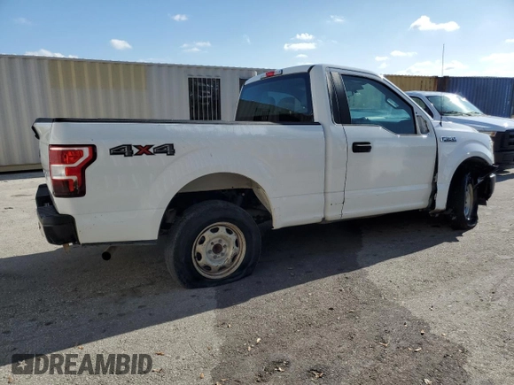 2018 Ford F-150 XL with VIN 1FTMF1EB1JFD61171, listed as a Copart auction lot 60848315 with Not provided miles and Clean title. Bid and sale history available at DreamBid. Image 3.