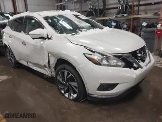 2015 Nissan Murano Platinum with VIN 5N1AZ2MH3FN263533, listed as a IAAI auction lot 41315778 with 171,955 mi miles. Bid and sale history available at carsss.com. Image 1.