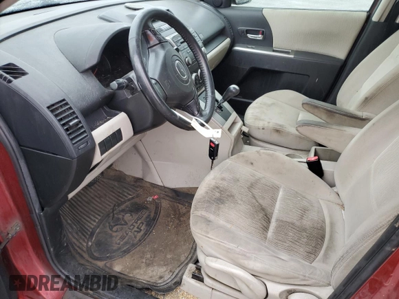 2008 Mazda 5 Sport with VIN JM1CR293380308299, listed as a Copart auction lot 86131404 with 297,735 mi miles and Salvage Title. Bid and sale history available at carsss.com. Image 7.