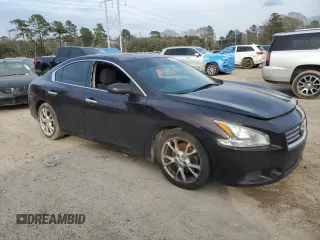 2014 Nissan Maxima S with VIN 1N4AA5AP6EC905347, listed as a Copart auction lot 47275125 with 191,287 mi miles and Salvage Title. Bid and sale history available at DreamBid. Image 4.