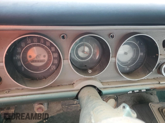 1965 Chevrolet El Camino z VIN 136805Z155215, wystawiony jako Copart lot #44055505 z przebiegiem 64 290 mil mil oraz Nie do naprawy • Non repairable. Historia ofert i sprzedaży dostępna na DreamBid. Obrazek 9.