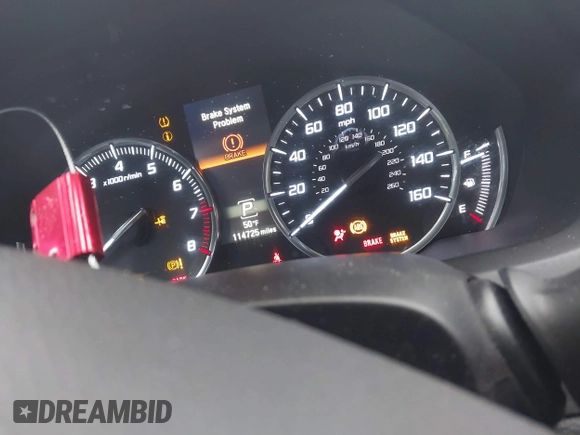 2015 Acura TLX Technology with VIN 19UUB3F58FA006696, listed as a IAAI auction lot 41697207 with 114,725 mi miles and . Bid and sale history available at DreamBid. Image 7.