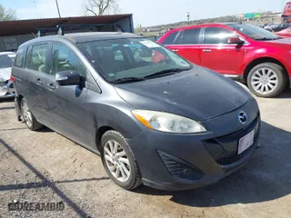 2013 Mazda Mazda5 Sport with VIN JM1CW2BL1D0147464, listed as a IAAI auction lot 41882853 with 129,834 mi miles. Bid and sale history available at carsss.com. Image 1.