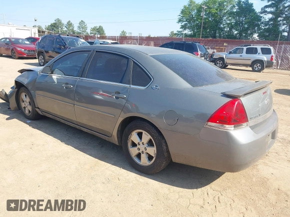 2008 Chevrolet Impala LT with VIN 2G1WT58N681266338, listed as a IAAI auction lot 42029301 with Not Provided miles and . Bid and sale history available at DreamBid. Image 3.