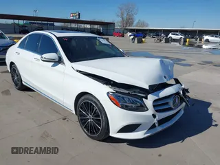 2021 Mercedes-Benz C 300 with VIN W1KWF8DB8MR631444, listed as a IAAI auction lot 41367085 with 36,845 mi miles and . Bid and sale history available at carsss.com. Image 1.
