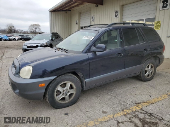 2004 Hyundai Santa Fe with VIN KM8SB12B84U661471, listed as a Copart auction lot 83245224 with 137,094 mi miles and Salvage Title. Bid and sale history available at carsss.com. Image 1.
